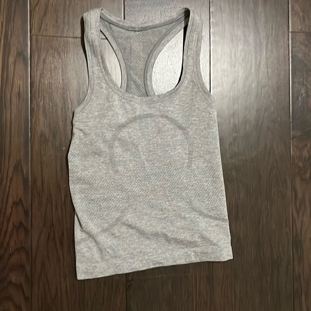 Grey Lululemon tank top size 0